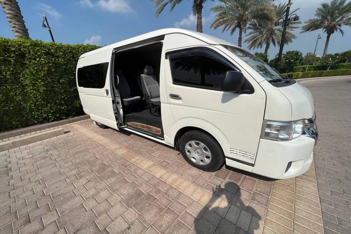 15 seater van for rent in Dubai