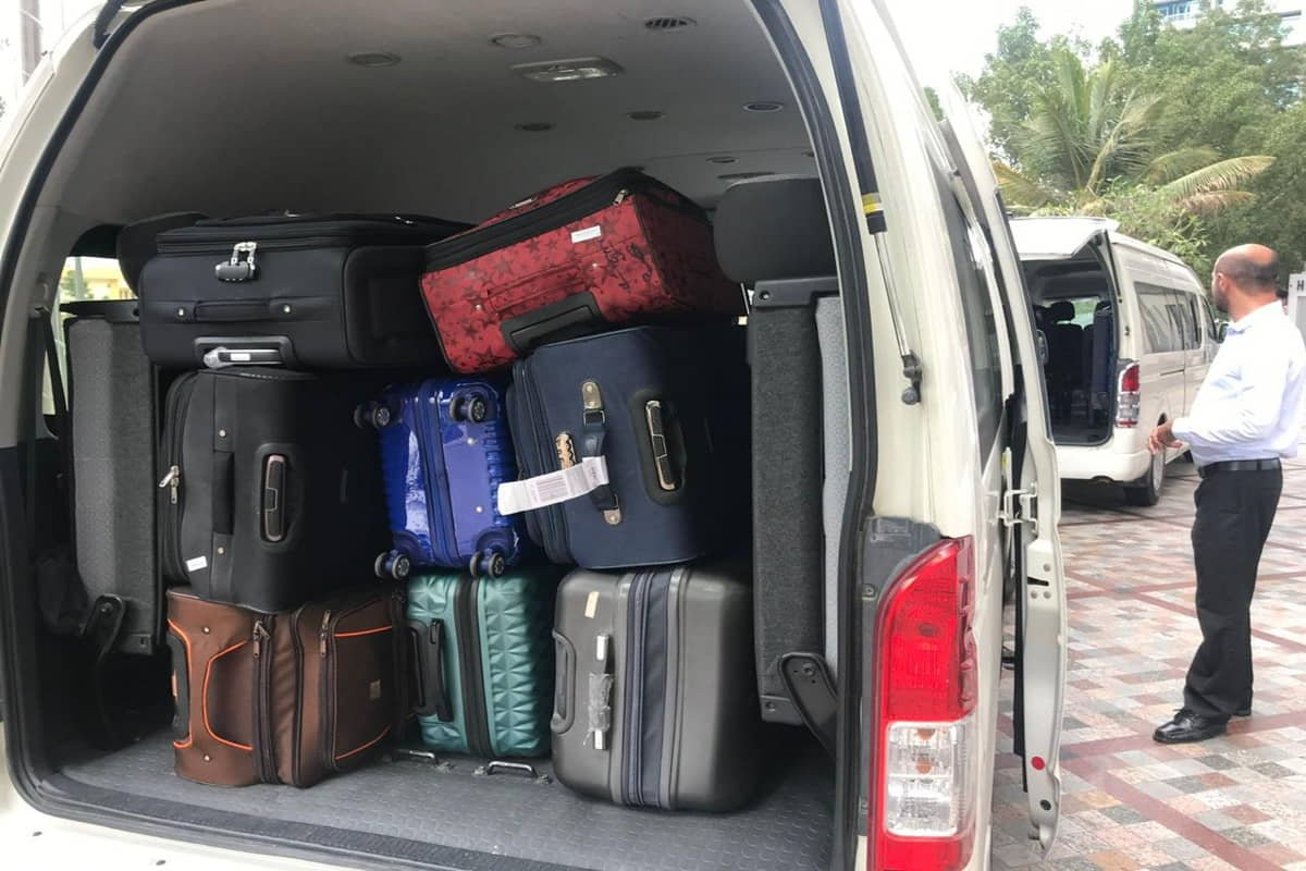 luggage capacity in 15 seater minibus