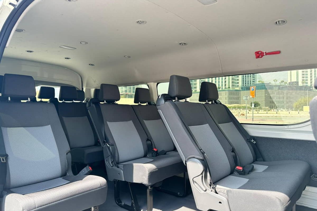 15 seater van interior seating