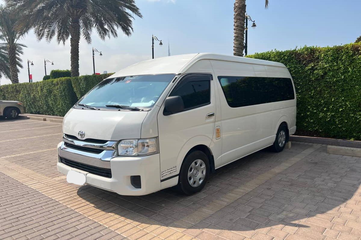 15 seater van rental dubai