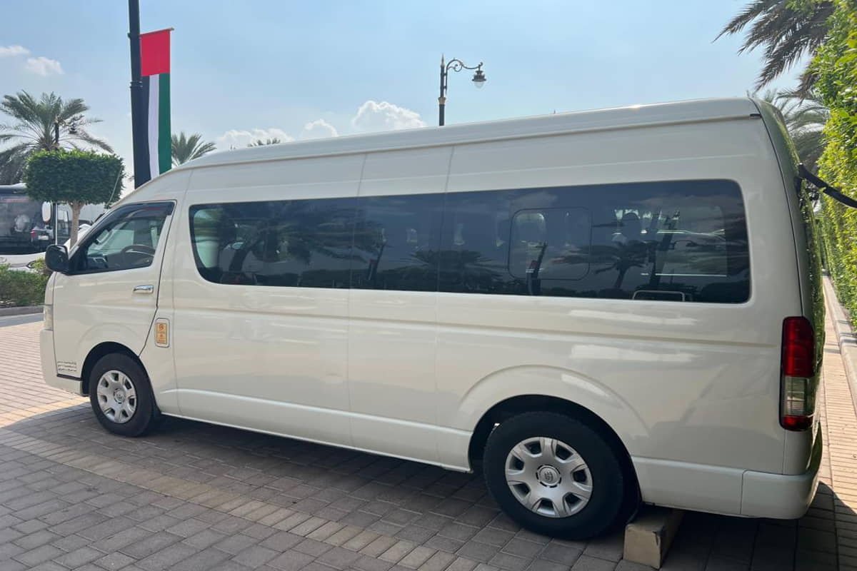hire minivan 15 seater in uae