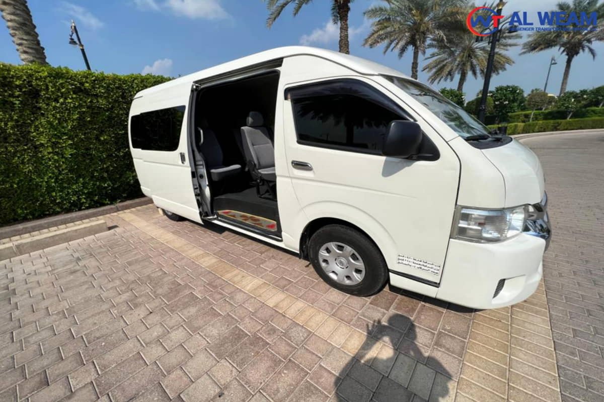 15 seater van rental UAE