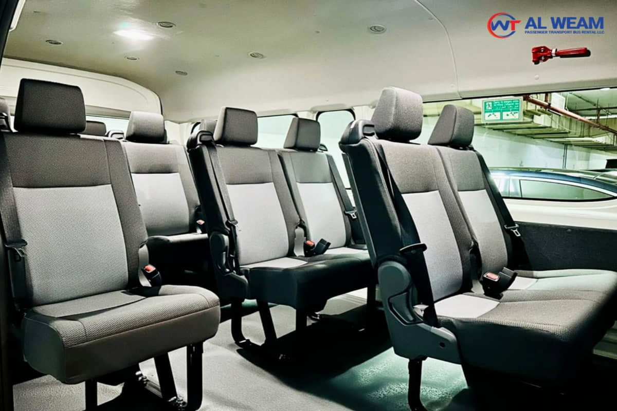 15 seater van interior seating