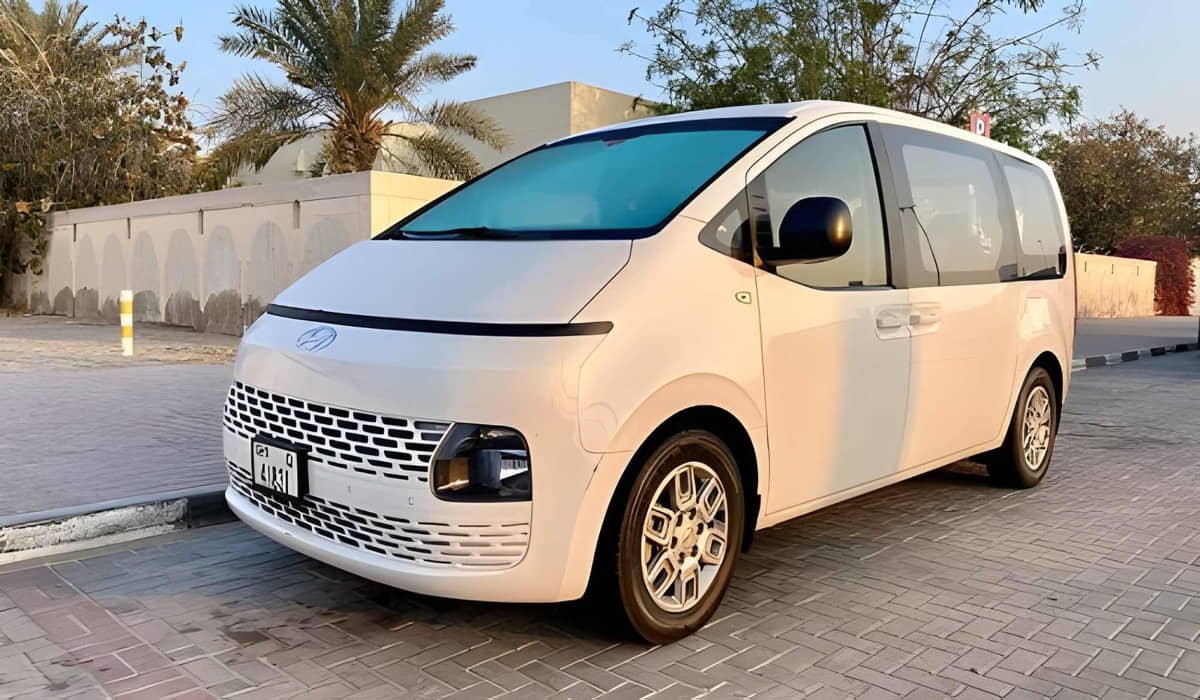 8 passenger car hire dubai