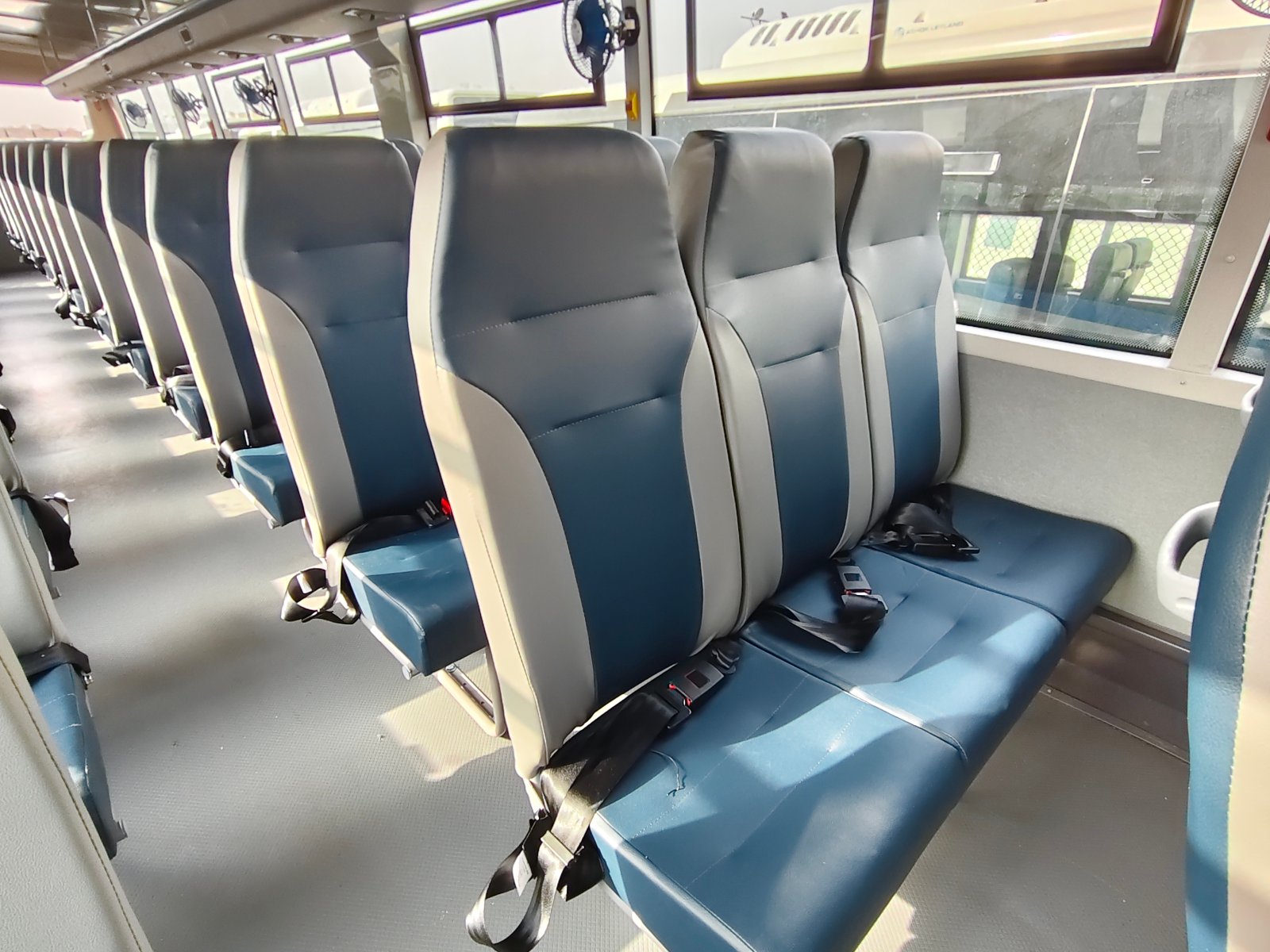 single passenger seats inside 70 seater coach
